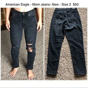 American Eagle Mom Jeans Size 2